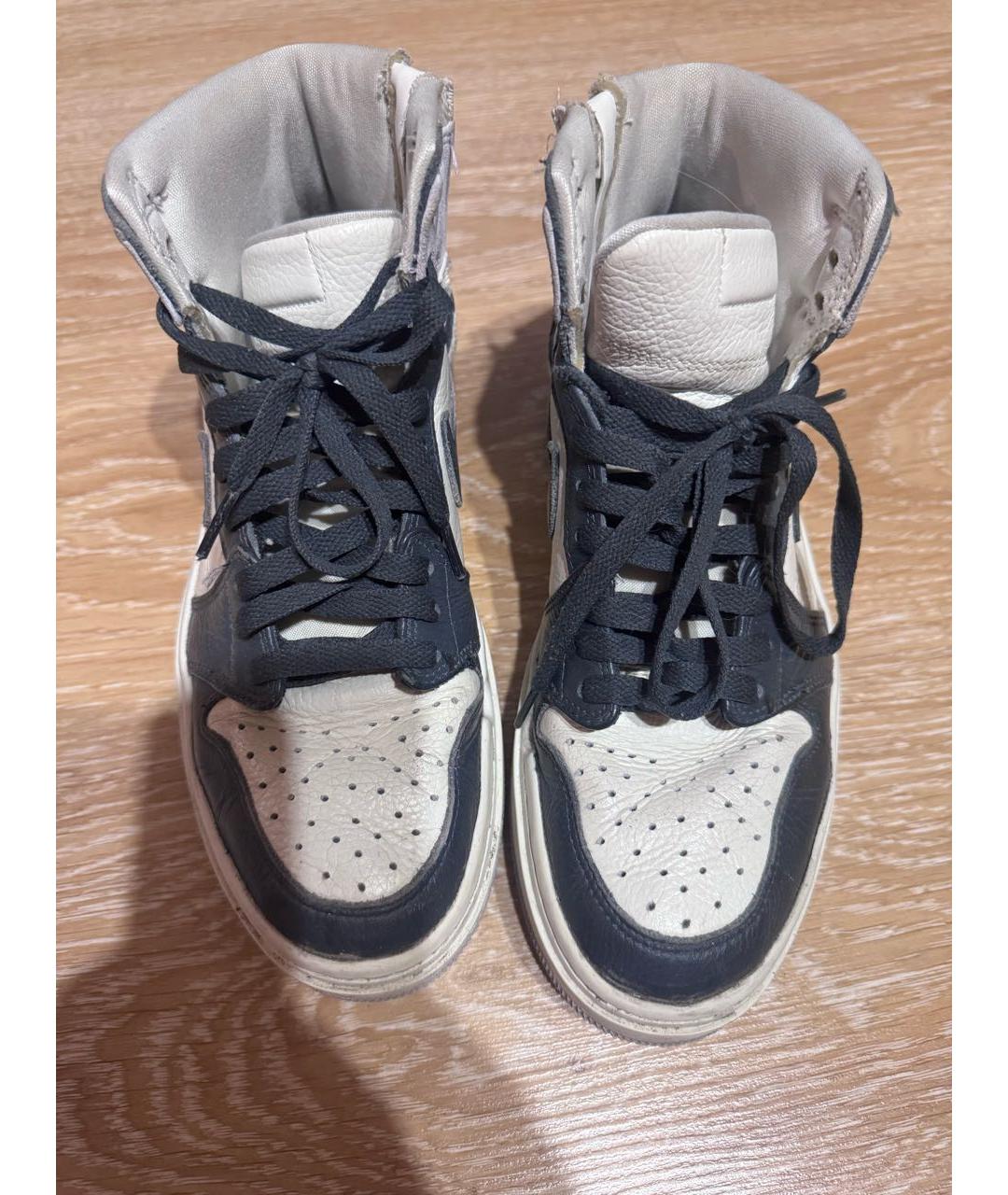 NIKE Фиолетовые кожаные кроссовки, фото 2