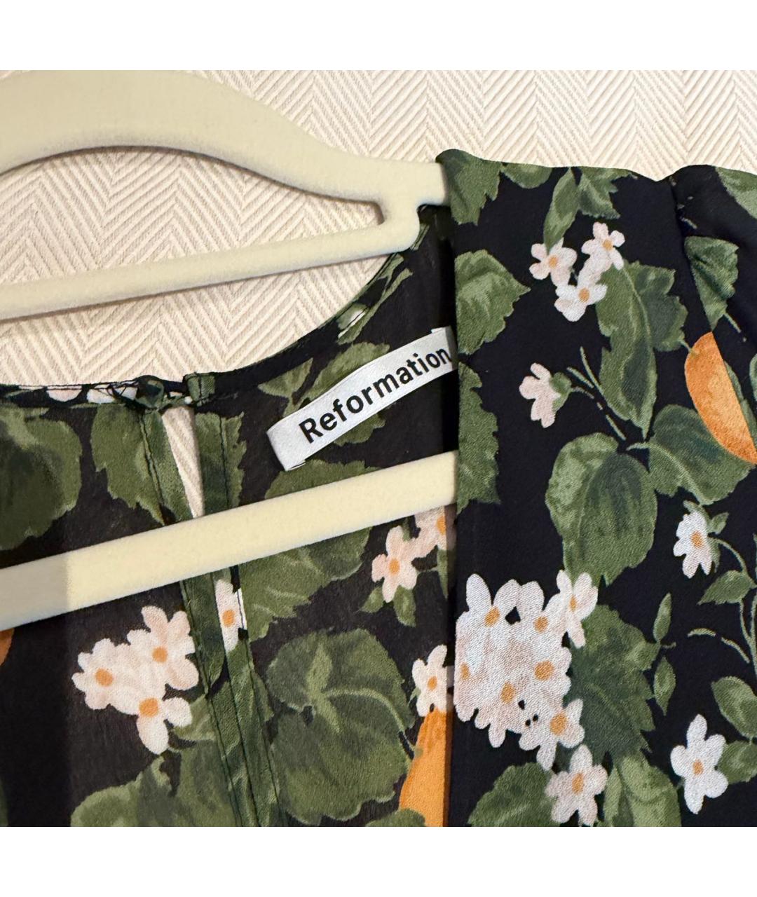 REFORMATION Черное повседневное платье, фото 3