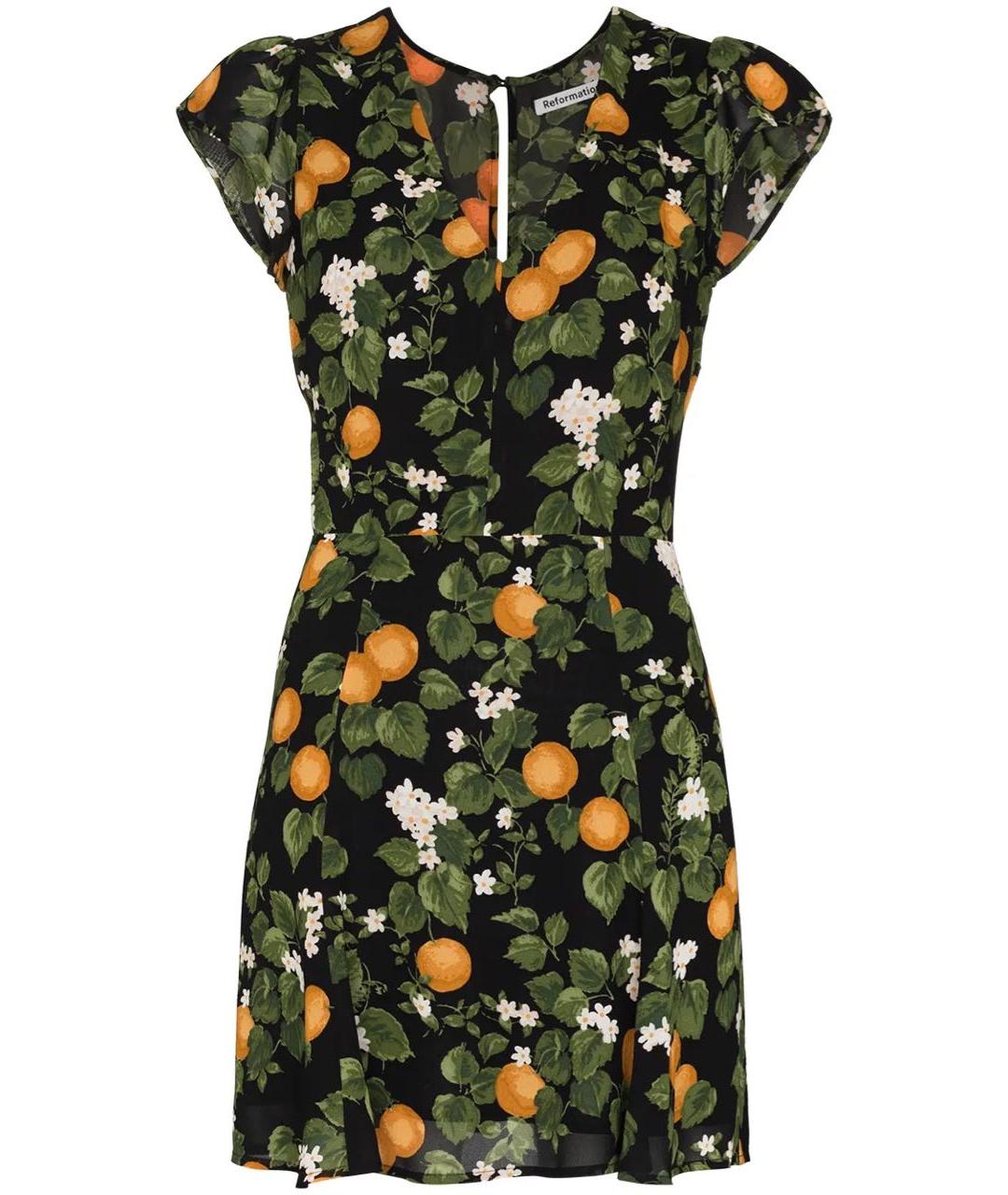 REFORMATION Черное повседневное платье, фото 6