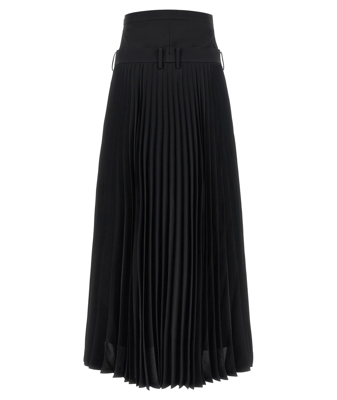 JUNYA WATANABE Черные шерстяные прямые брюки, фото 2