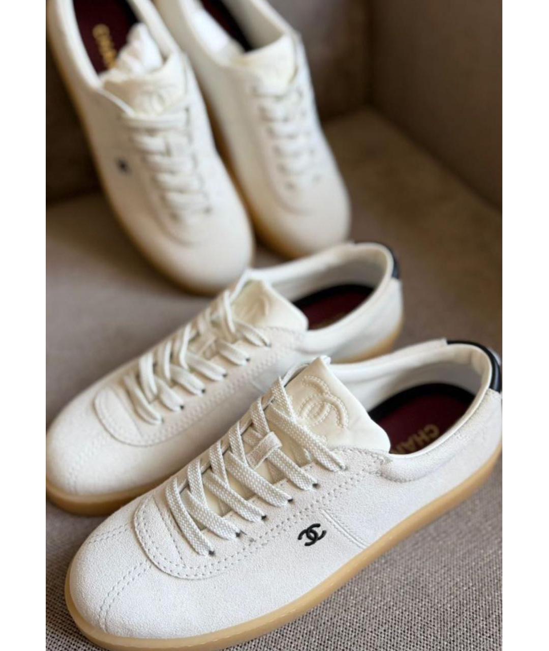 CHANEL Белые кеды, фото 4