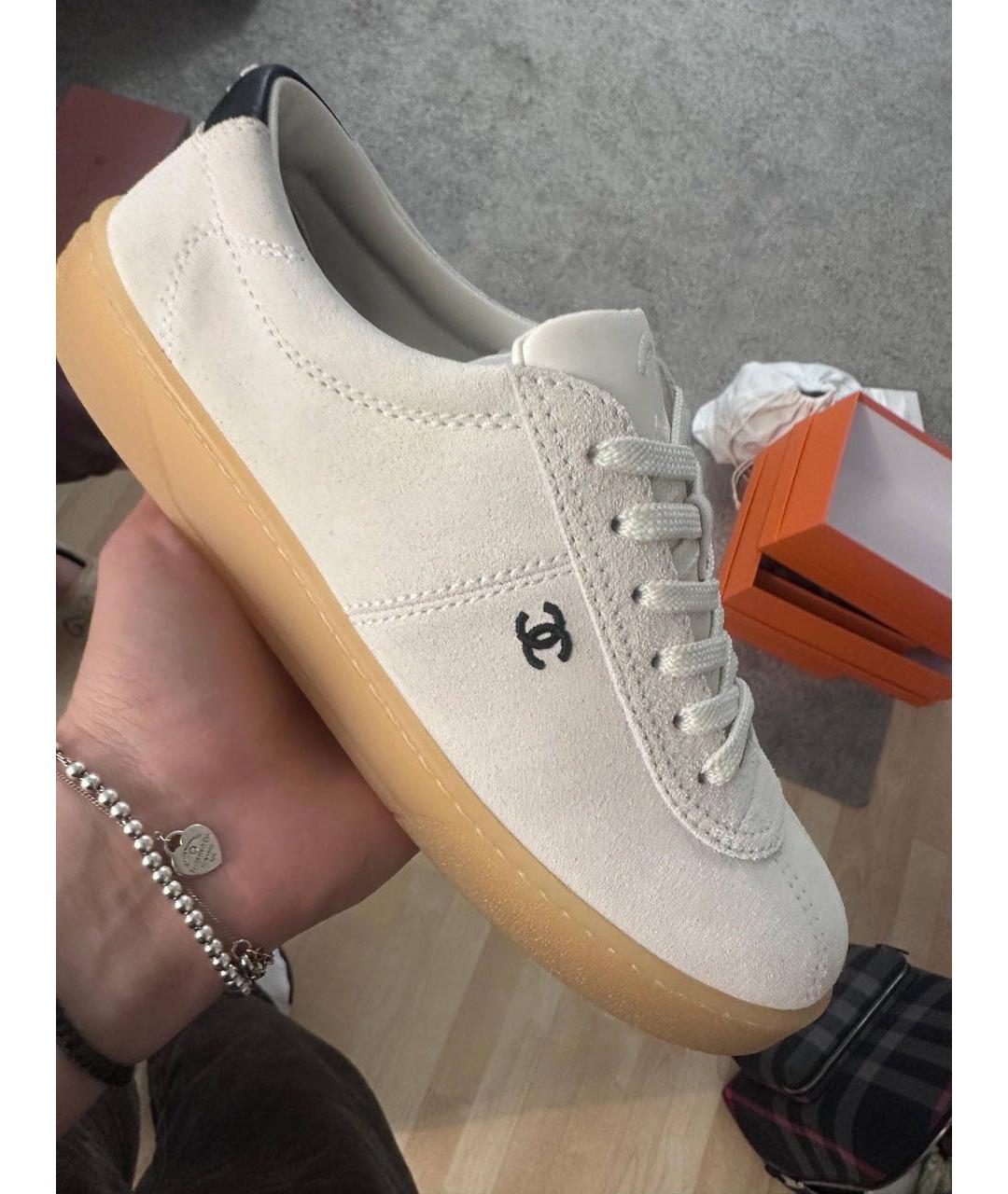 CHANEL Белые кеды, фото 5