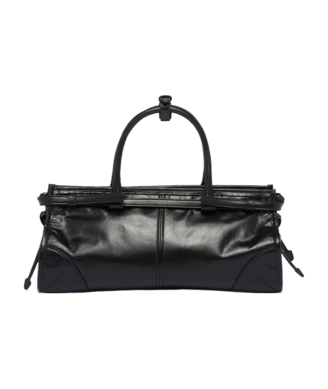 PRADA Черная кожаная сумка через плечо, фото 2