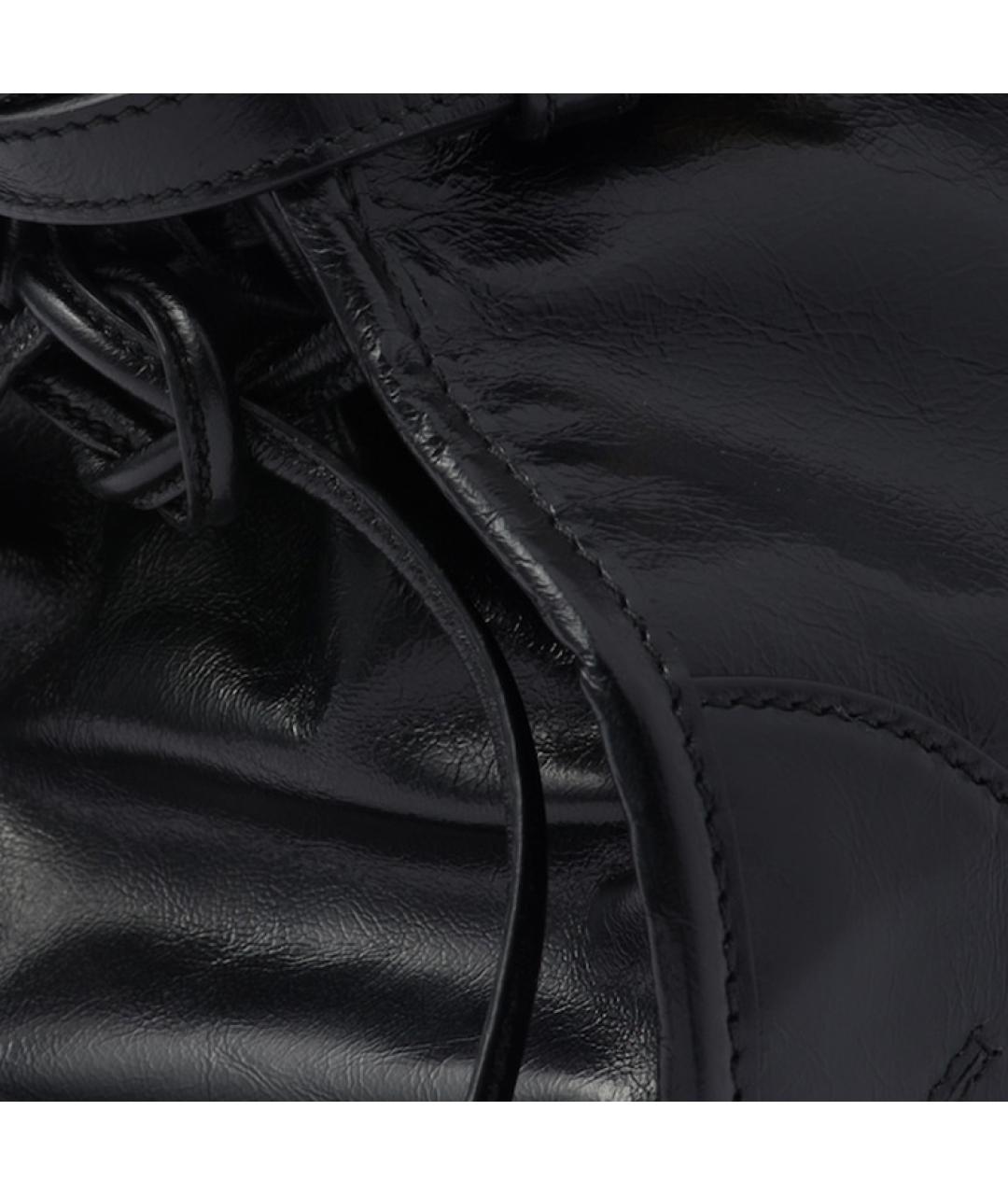 PRADA Черная кожаная сумка через плечо, фото 4