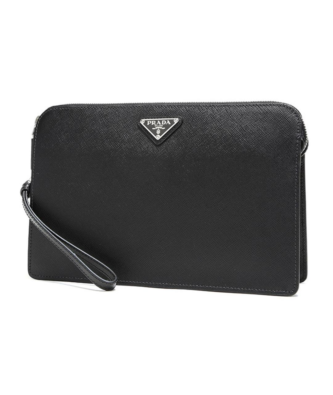 PRADA Черная кожаная папка для документов, фото 2