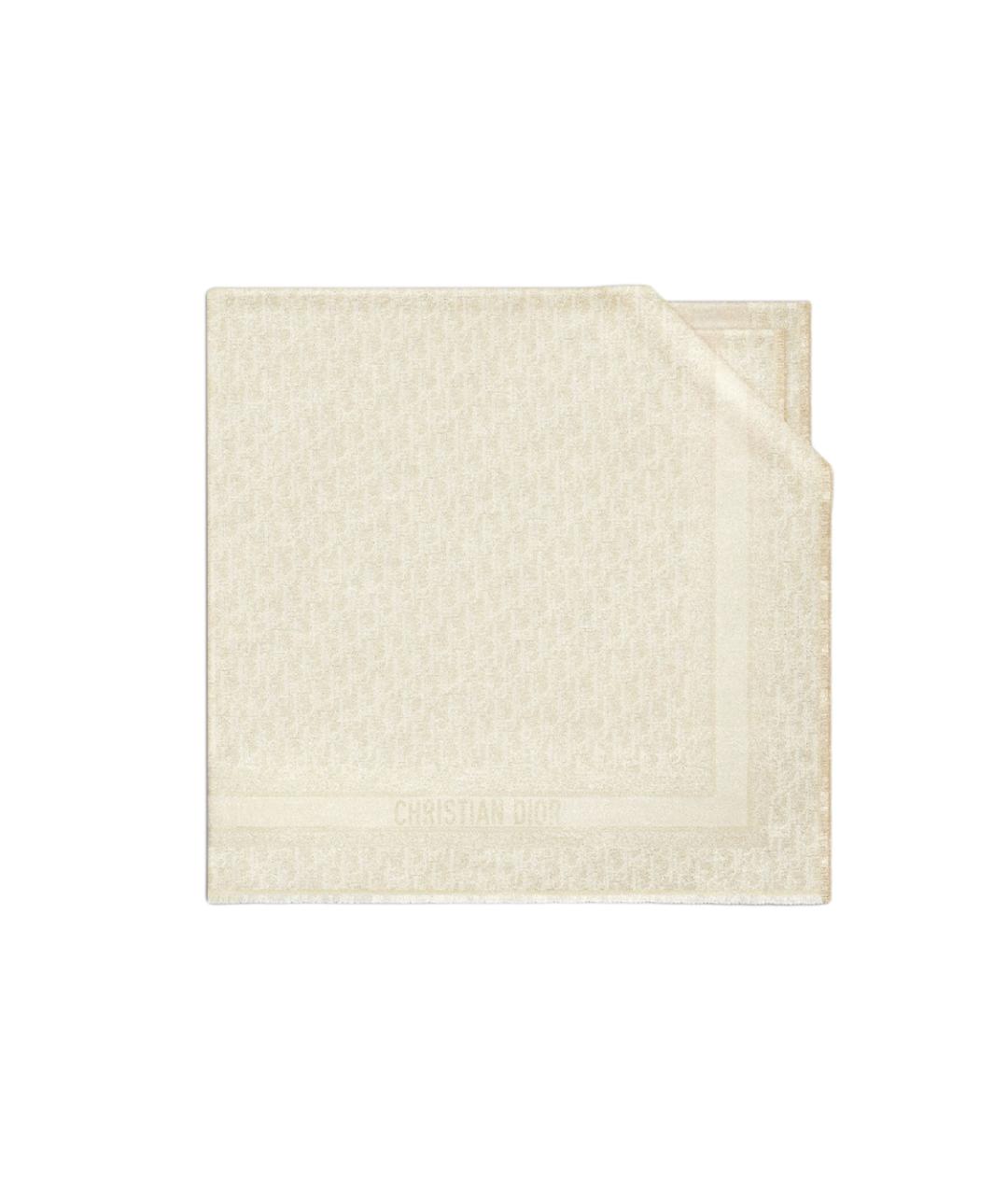 CHRISTIAN DIOR Золотой шарф, фото 4