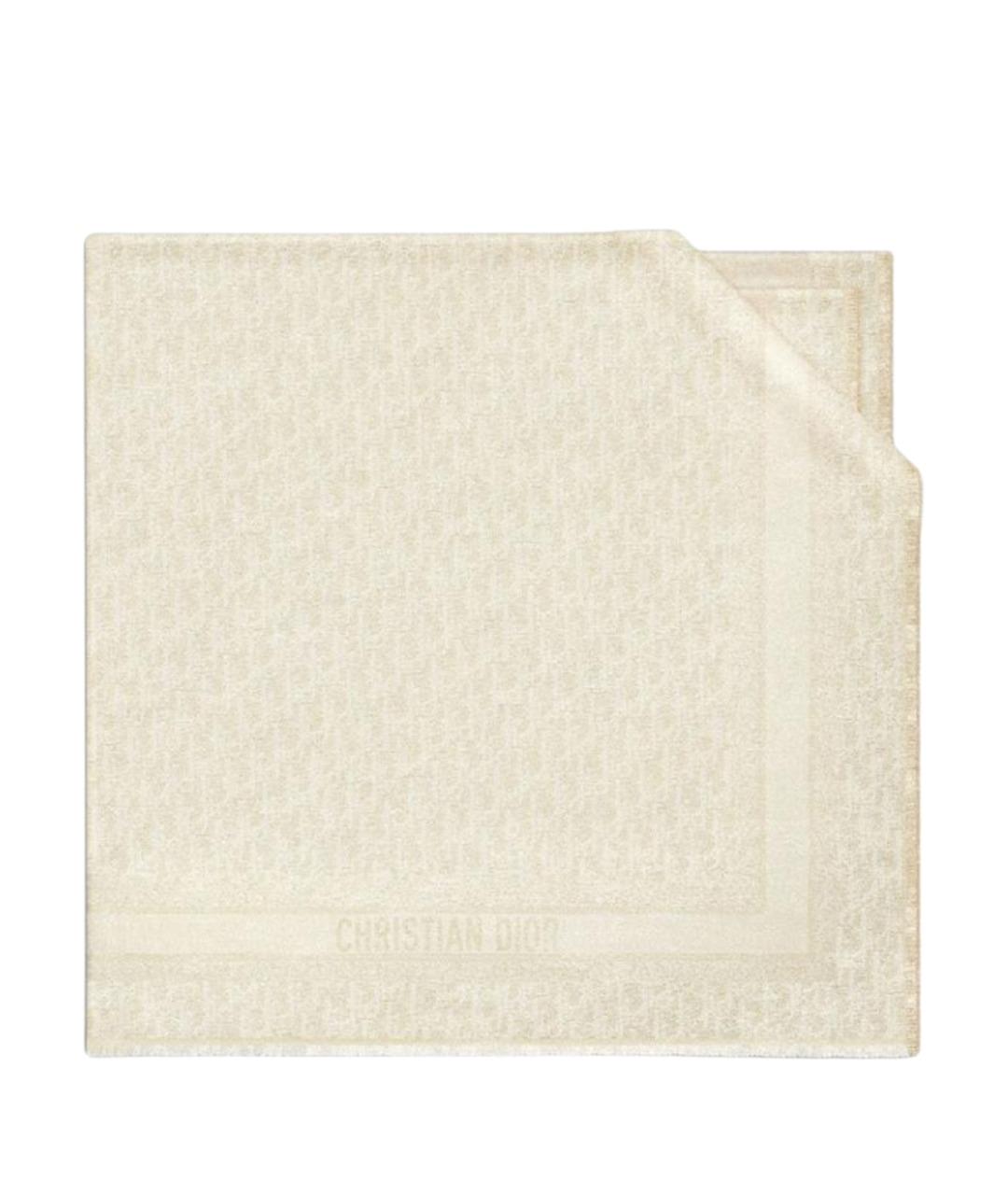 CHRISTIAN DIOR Золотой шарф, фото 1