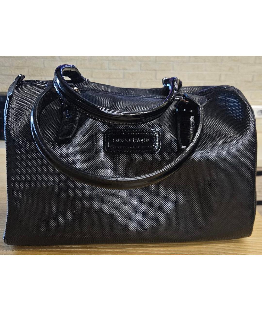 LONGCHAMP Сумка с короткими ручками из лакированной кожи, фото 8