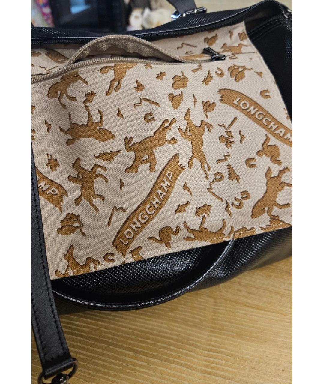 LONGCHAMP Сумка с короткими ручками из лакированной кожи, фото 6