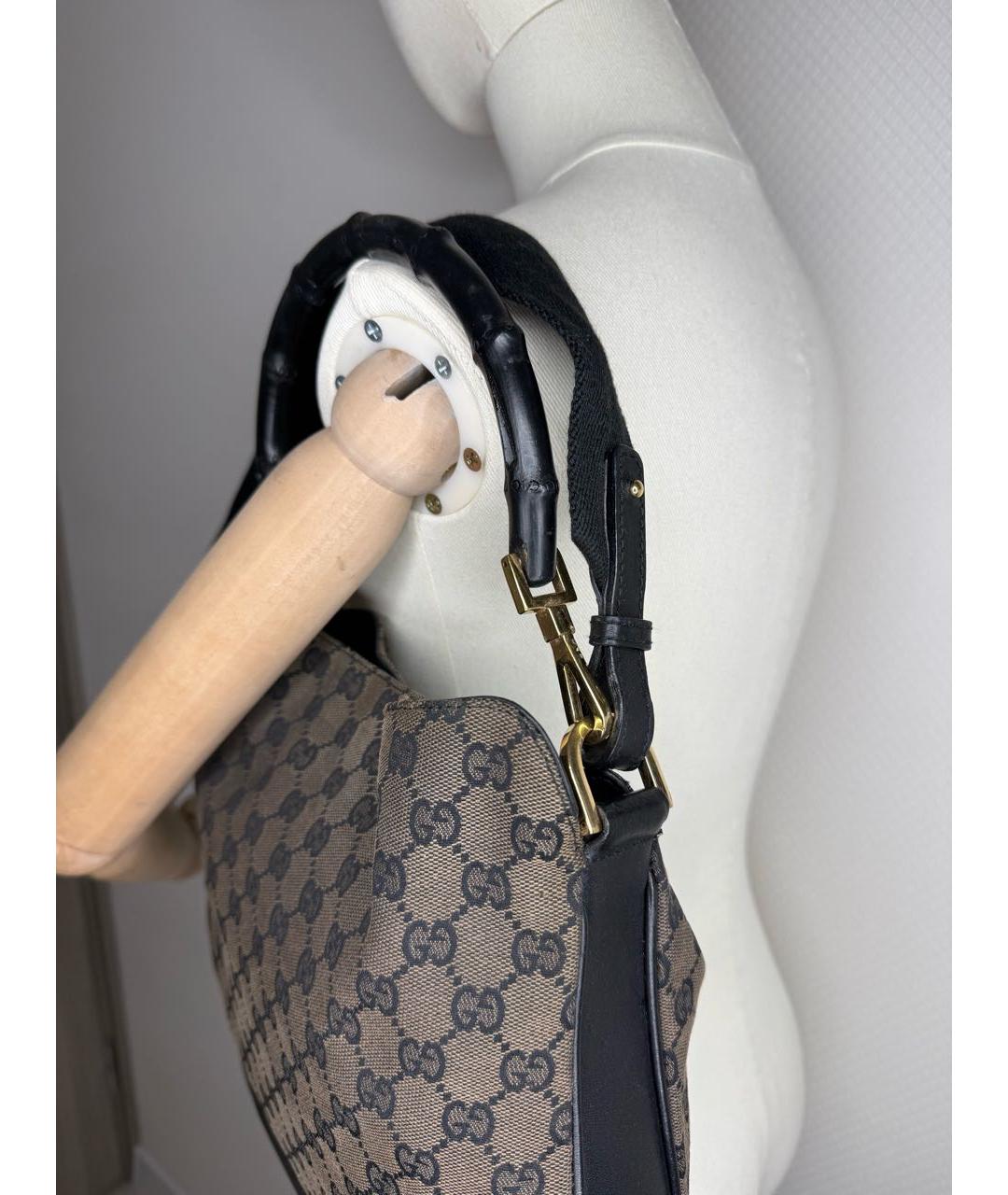 GUCCI Коричневая сумка с короткими ручками, фото 7