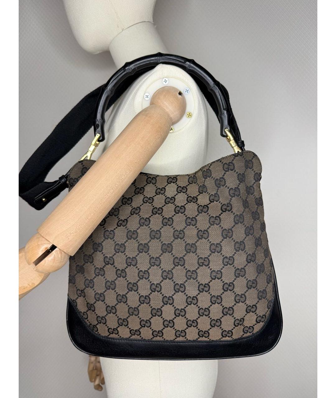 GUCCI Коричневая сумка с короткими ручками, фото 2