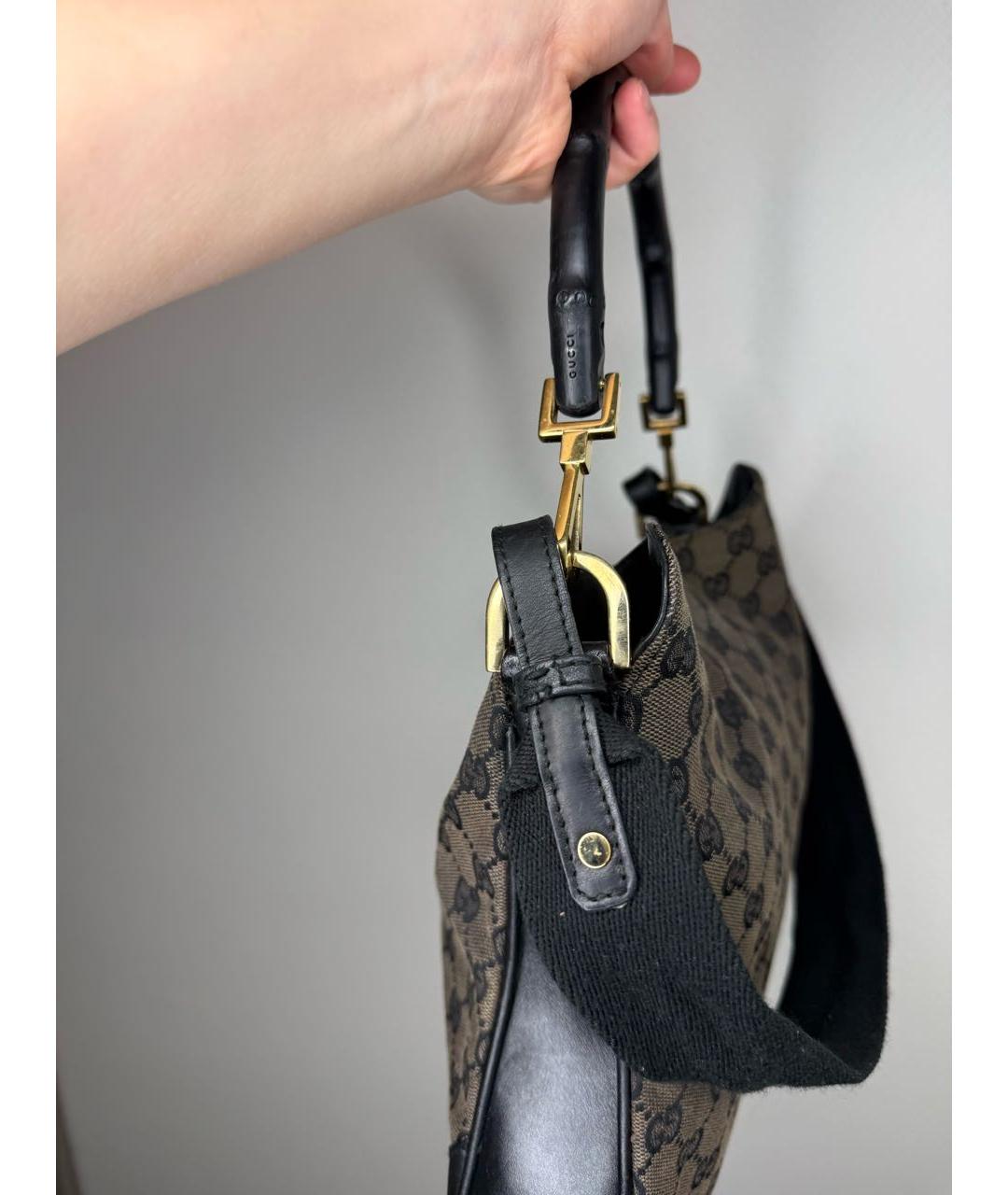 GUCCI Коричневая сумка с короткими ручками, фото 6