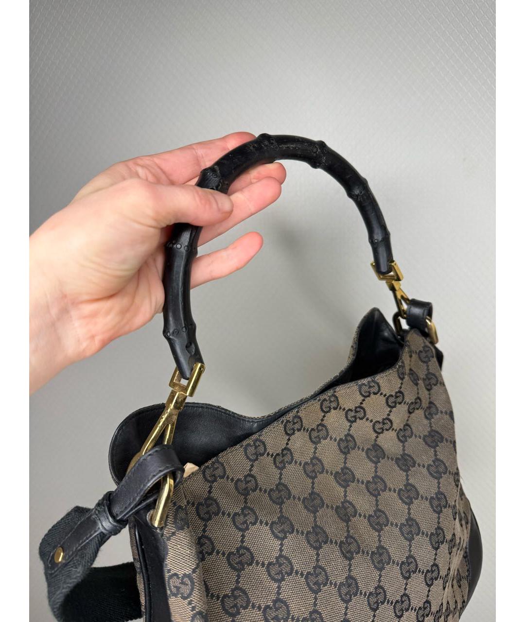 GUCCI Коричневая сумка с короткими ручками, фото 8