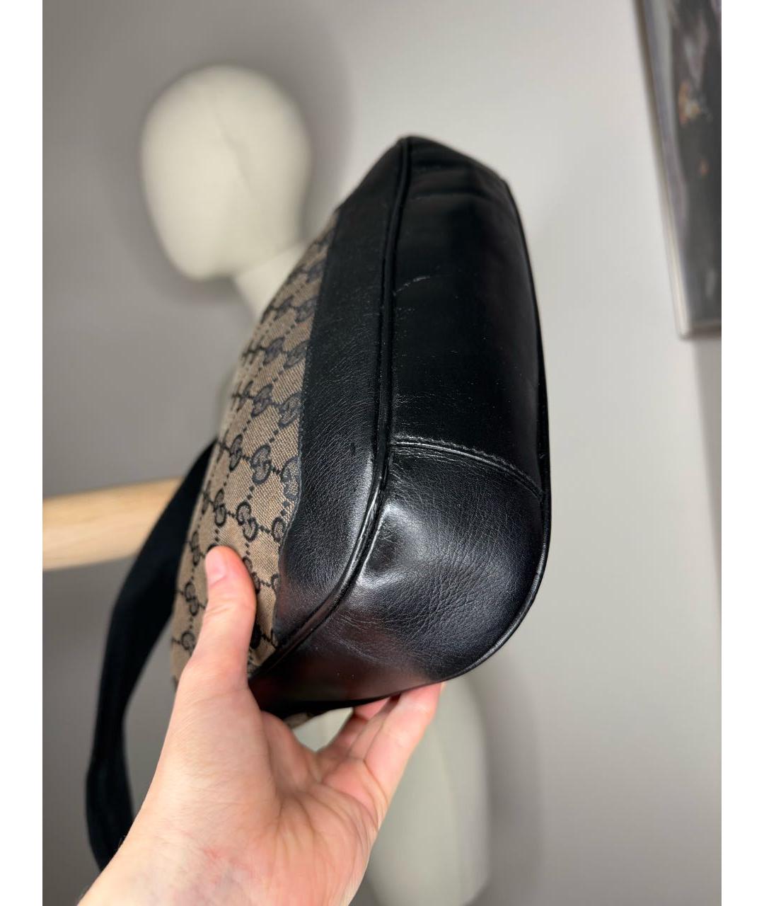 GUCCI Коричневая сумка с короткими ручками, фото 5