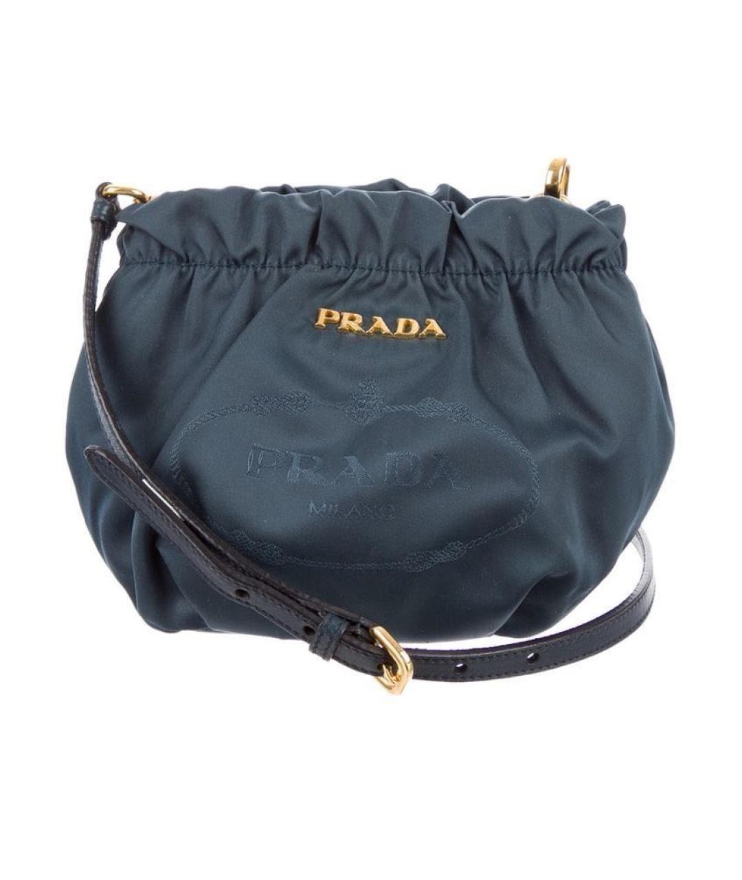 PRADA Черная тканевая сумка через плечо, фото 9