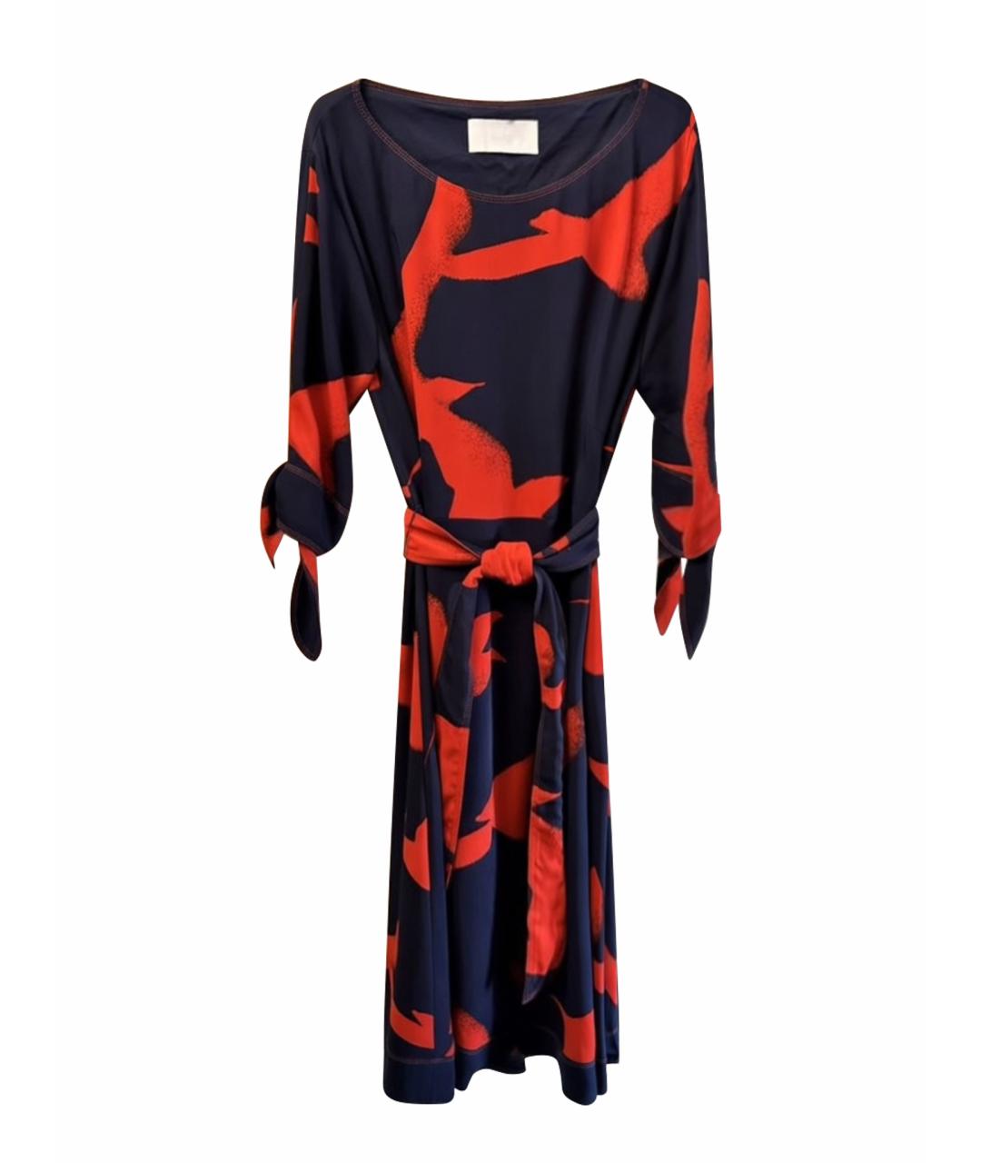 HUGO BOSS Мульти полиэстеровое повседневное платье, фото 1