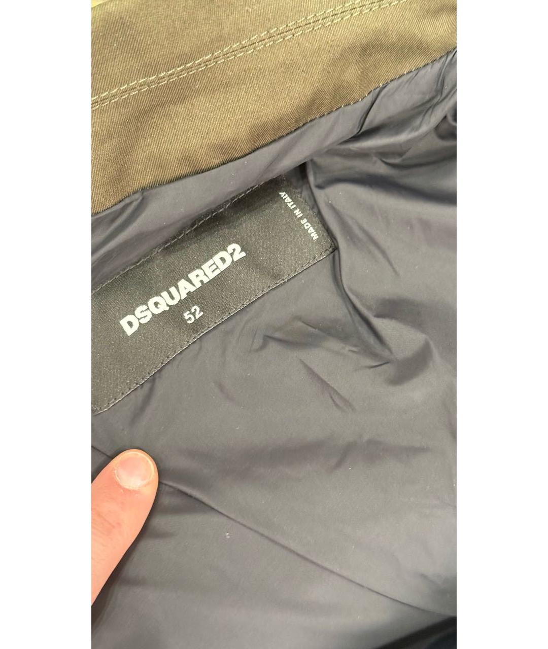 DSQUARED2 Бежевая хлопковая куртка, фото 4