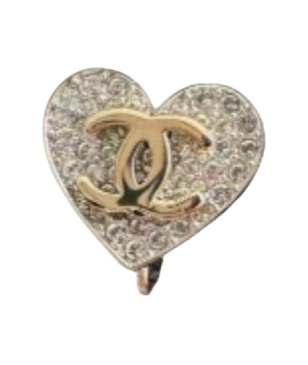 CHANEL Золотые серьги, фото 3