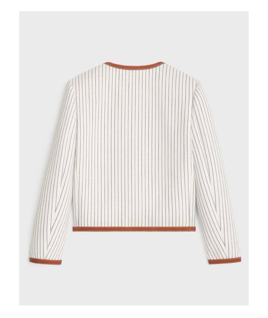 CELINE Бежевый жакет/пиджак, фото 2