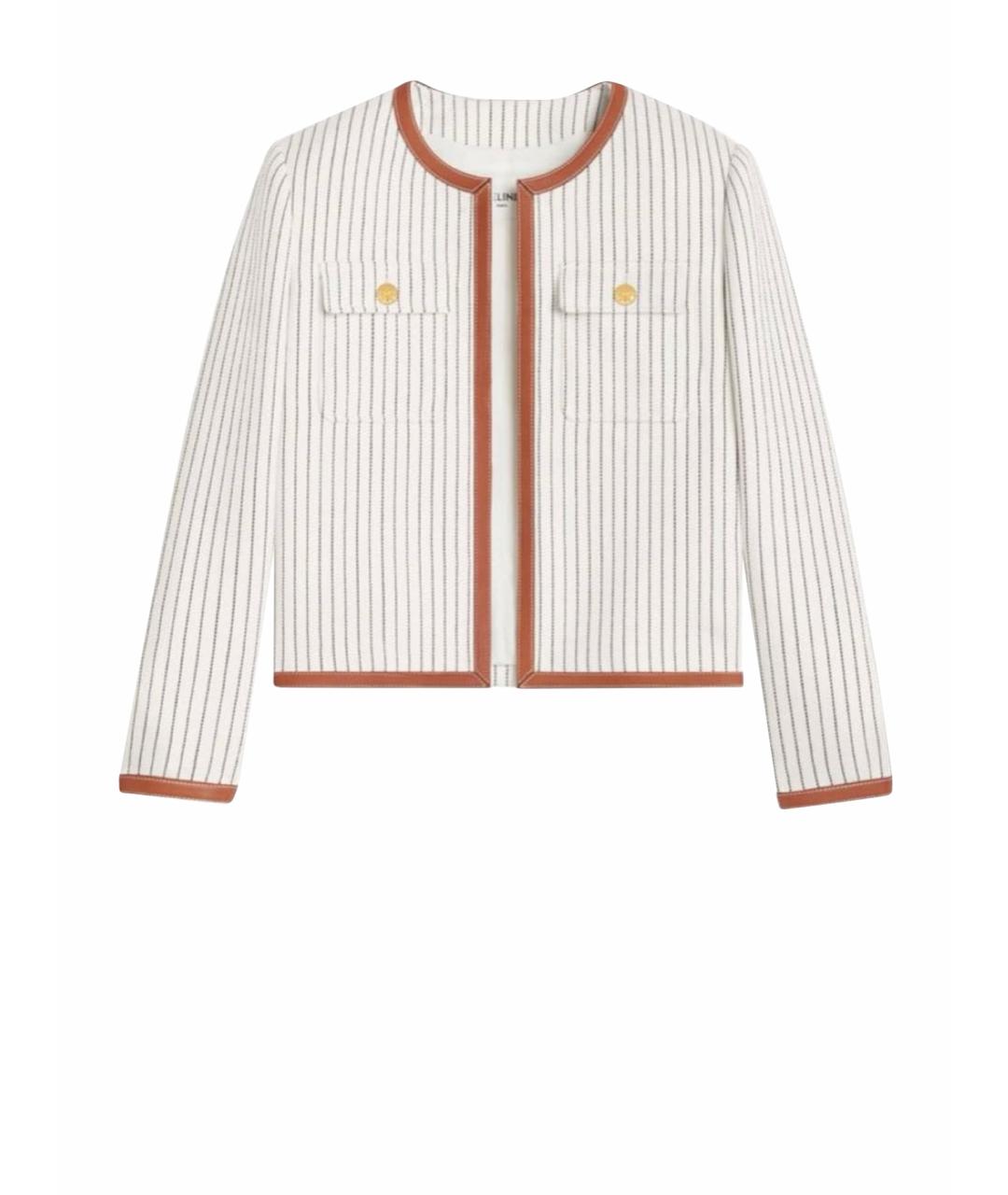 CELINE Бежевый жакет/пиджак, фото 1