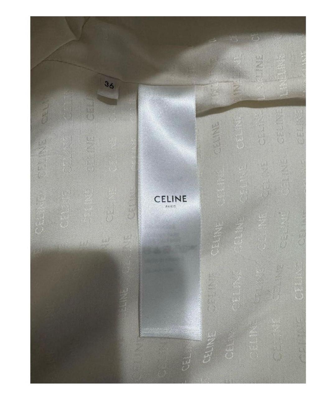 CELINE Бежевый жакет/пиджак, фото 4