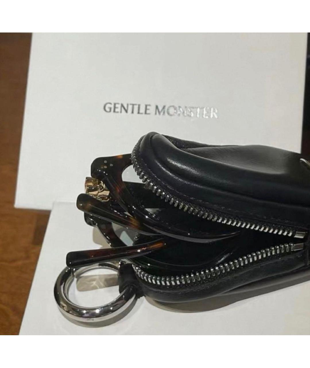 GENTLE MONSTER Коричневые пластиковые солнцезащитные очки, фото 7