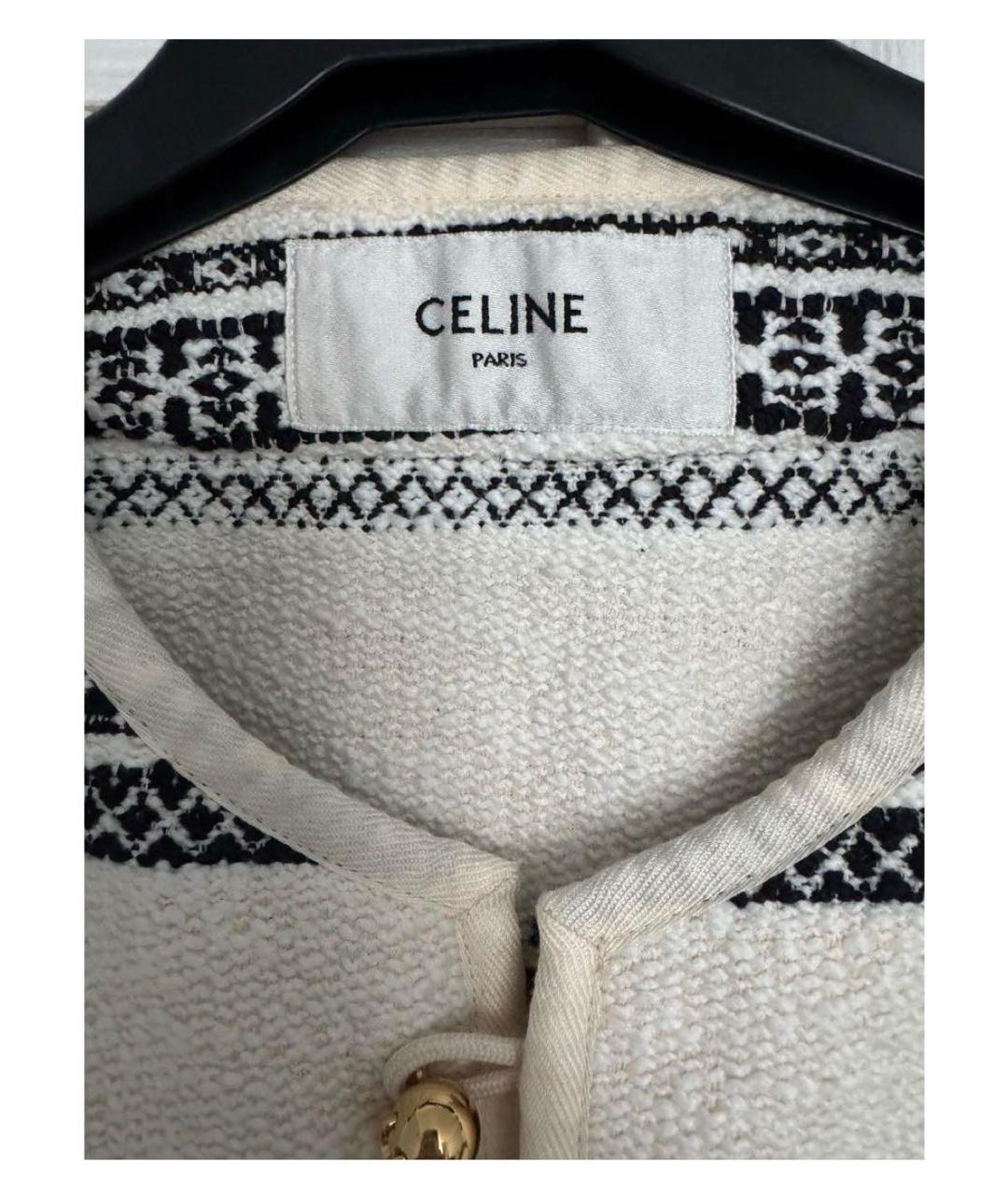 CELINE Бежевый жакет/пиджак, фото 3