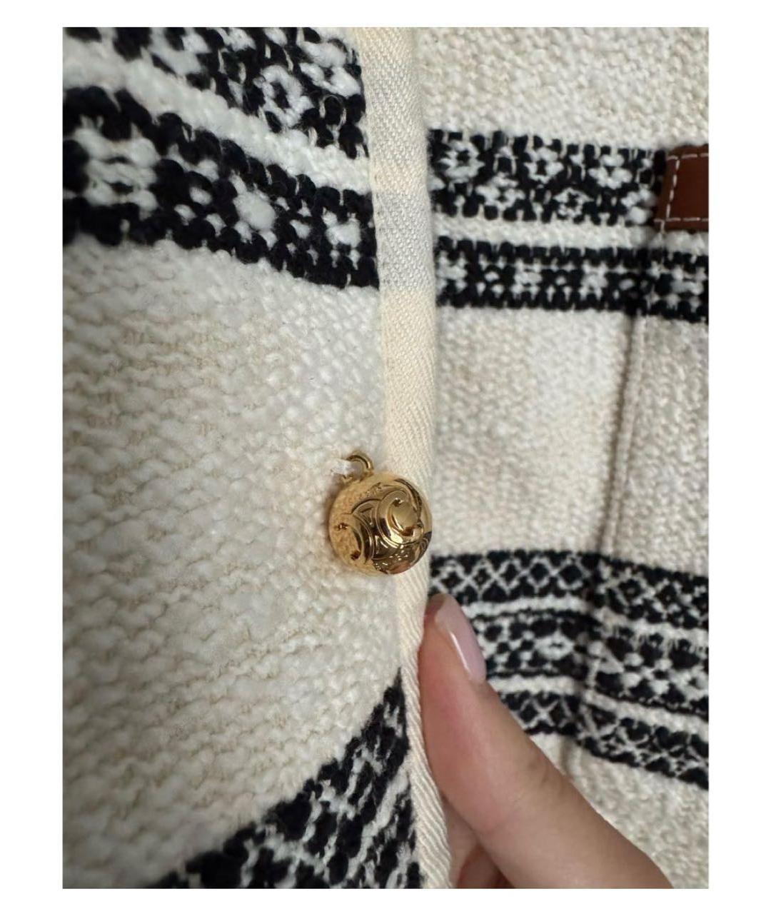 CELINE Бежевый жакет/пиджак, фото 4