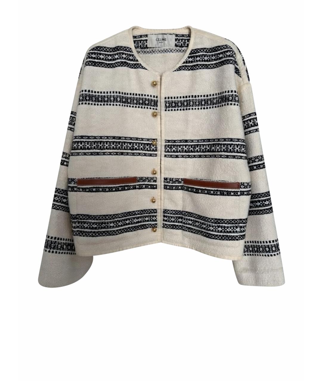 CELINE Бежевый жакет/пиджак, фото 1