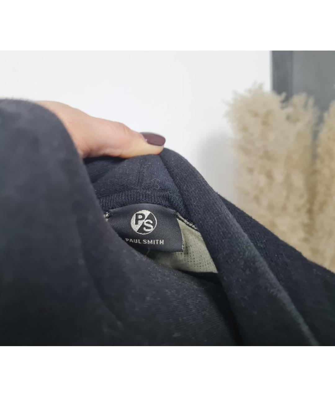 PAUL SMITH Черный шерстяной кардиган, фото 3