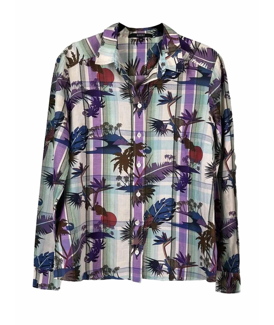 GUCCI Мульти хлопковая рубашка, фото 1