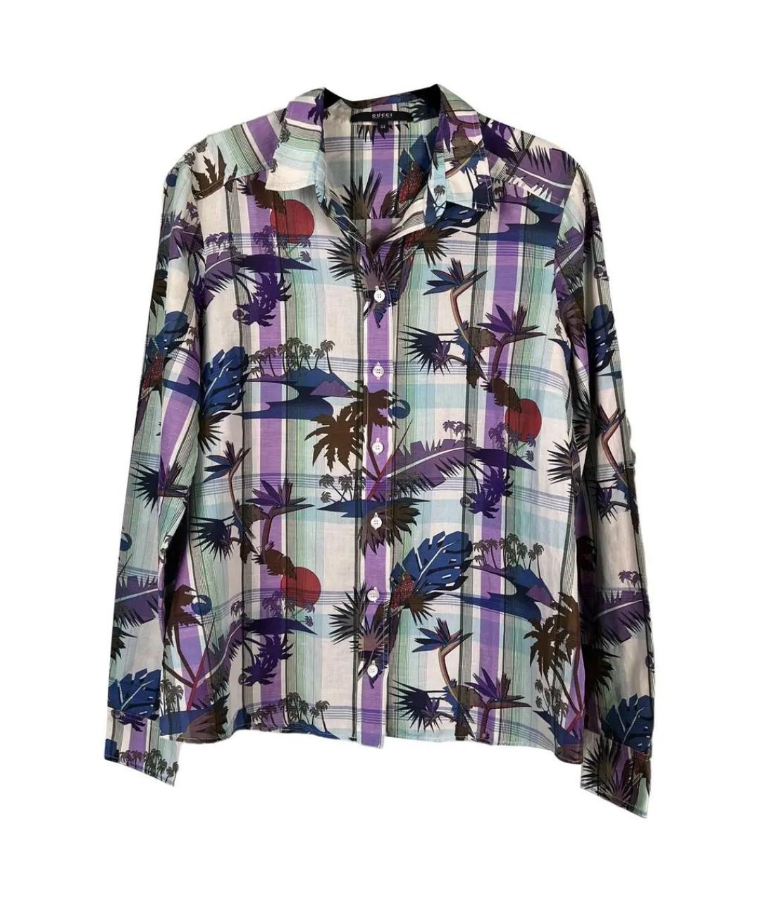 GUCCI Мульти хлопковая рубашка, фото 8