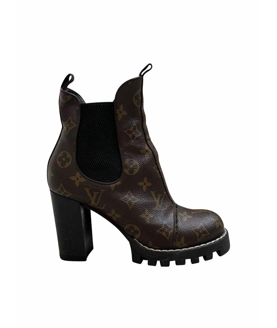 LOUIS VUITTON Кожаные полусапоги, фото 1