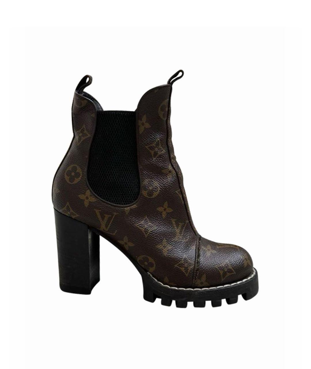 LOUIS VUITTON Кожаные полусапоги, фото 7