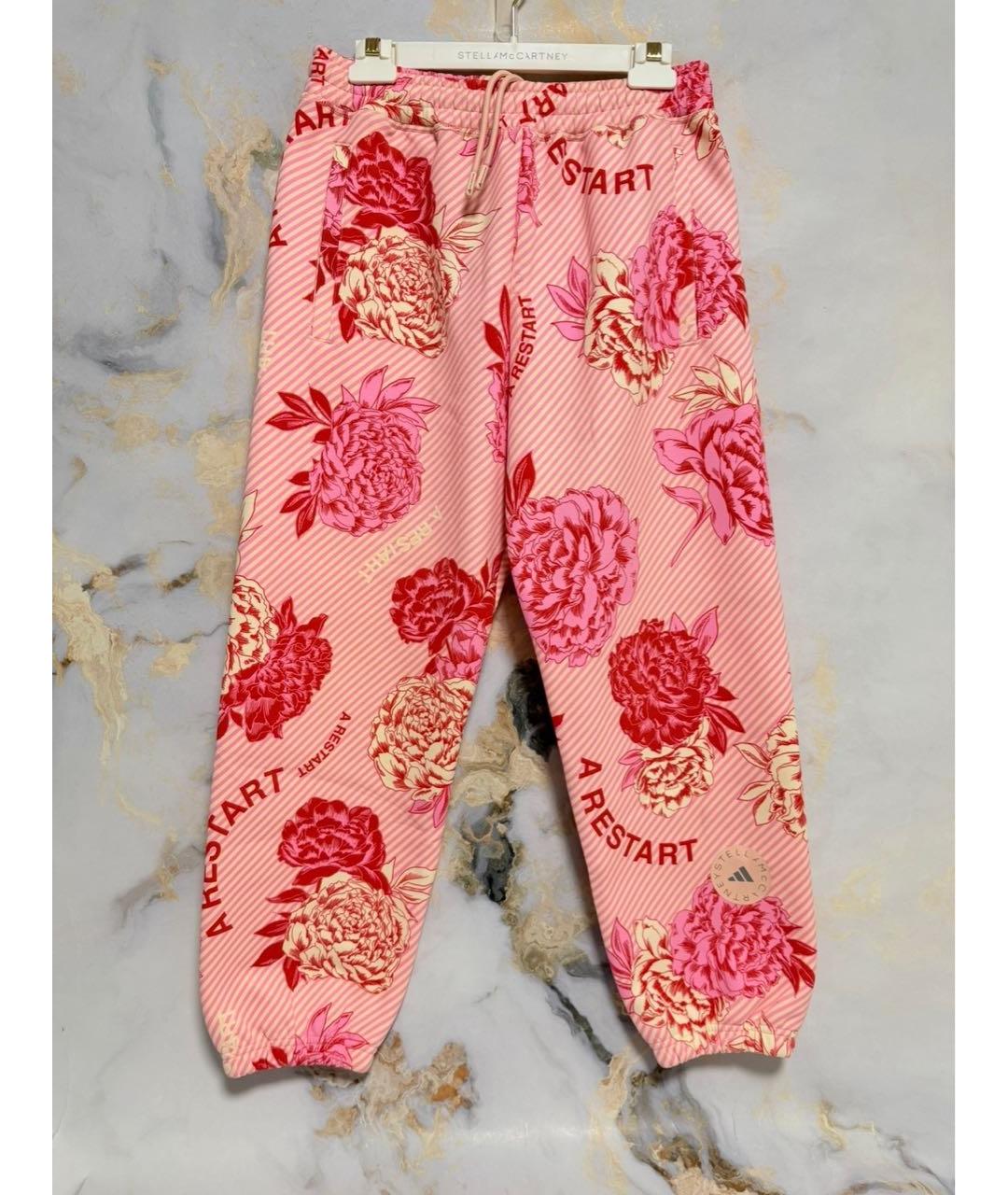 ADIDAS BY STELLA MCCARTNEY Розовые прямые брюки, фото 2