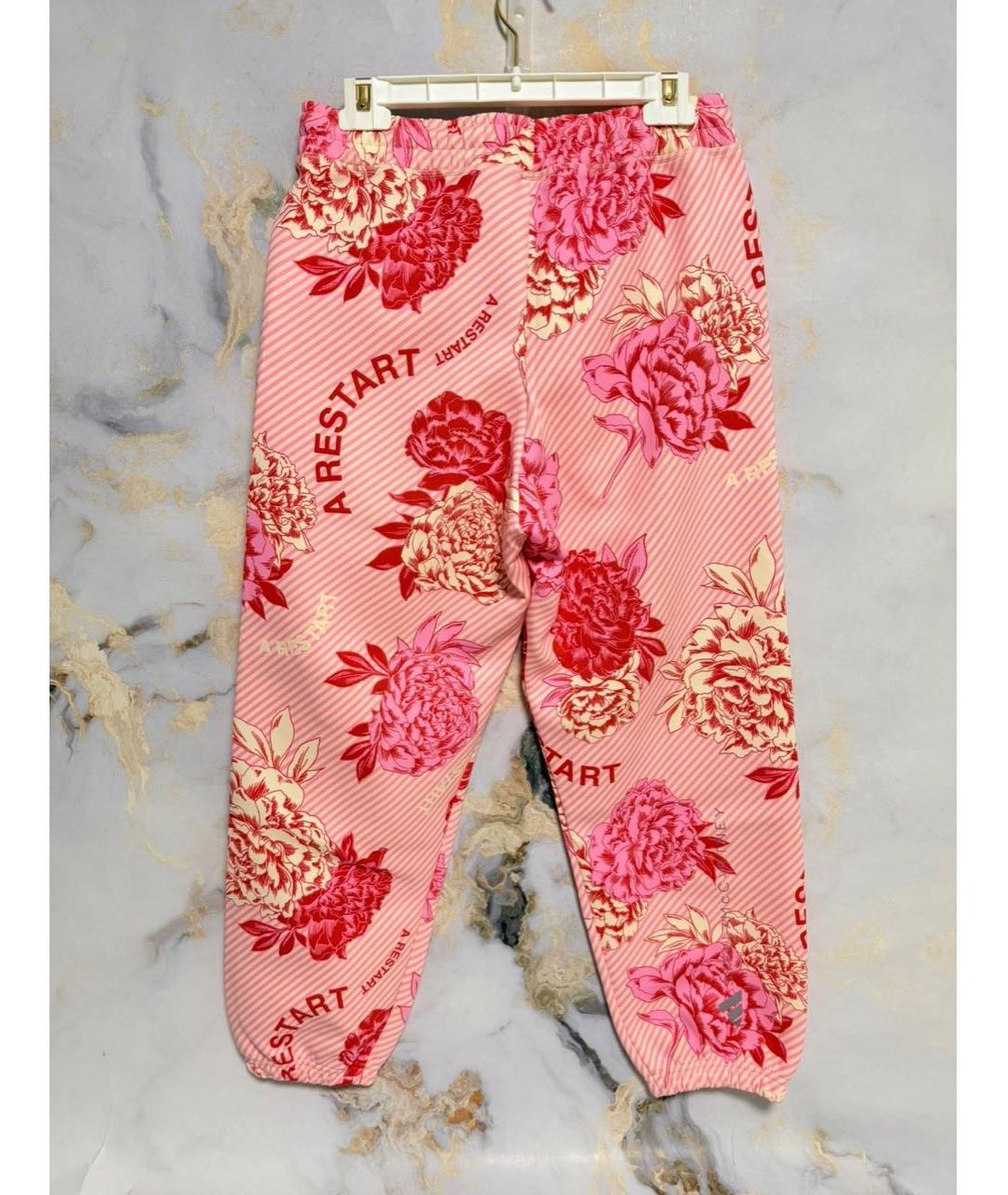 ADIDAS BY STELLA MCCARTNEY Розовые прямые брюки, фото 4