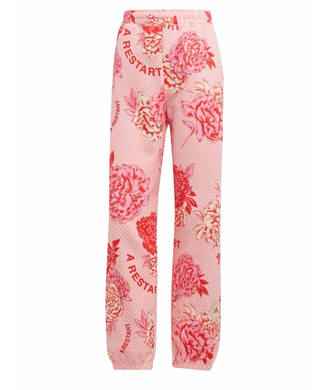 ADIDAS BY STELLA MCCARTNEY Розовые прямые брюки, фото 1