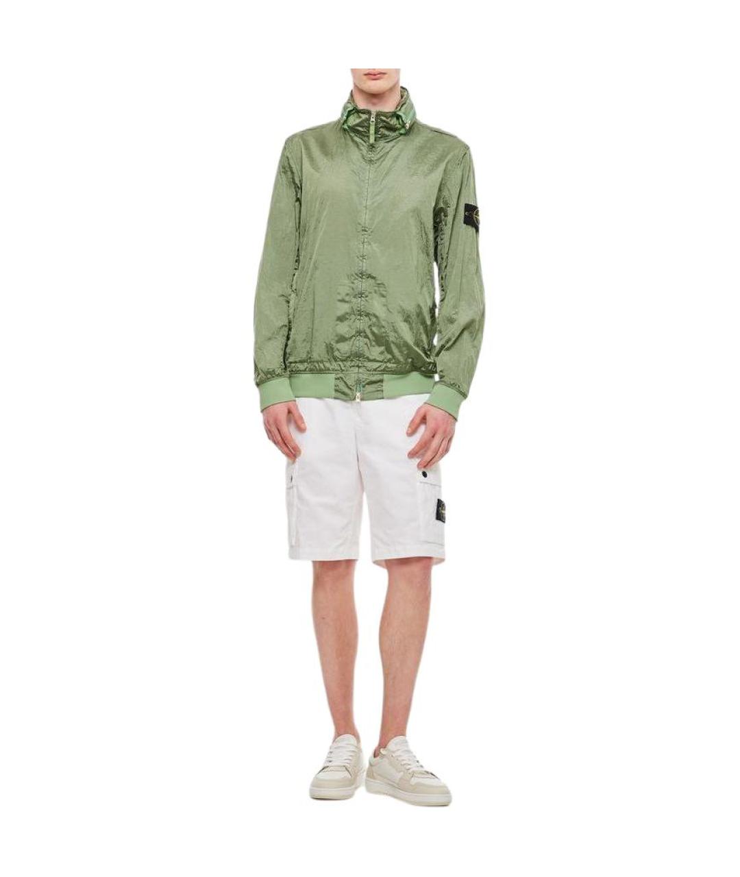 STONE ISLAND Зеленая куртка, фото 3