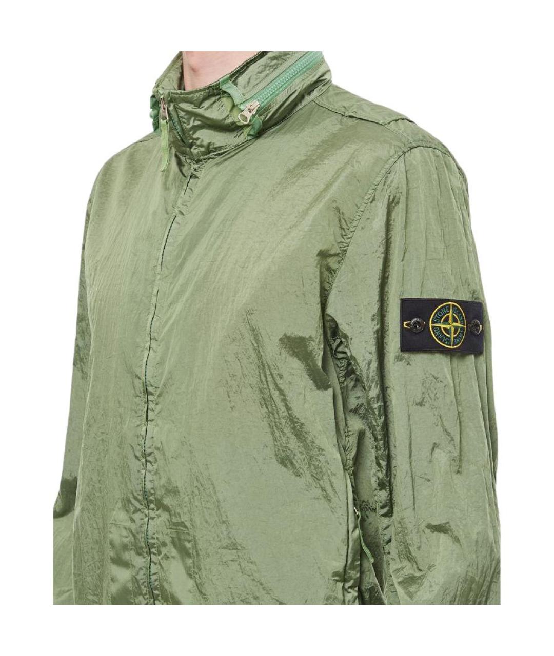 STONE ISLAND Зеленая куртка, фото 4