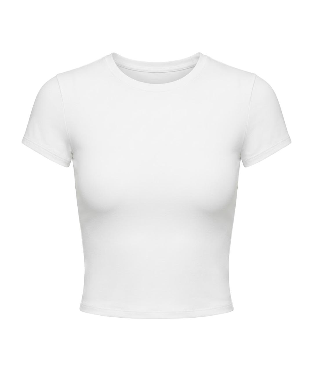 ALO YOGA Белая футболка, фото 1