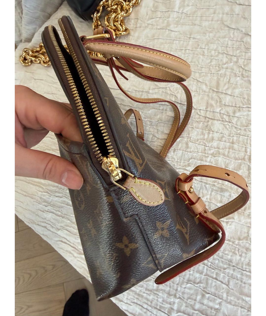 LOUIS VUITTON Коричневый рюкзак, фото 7