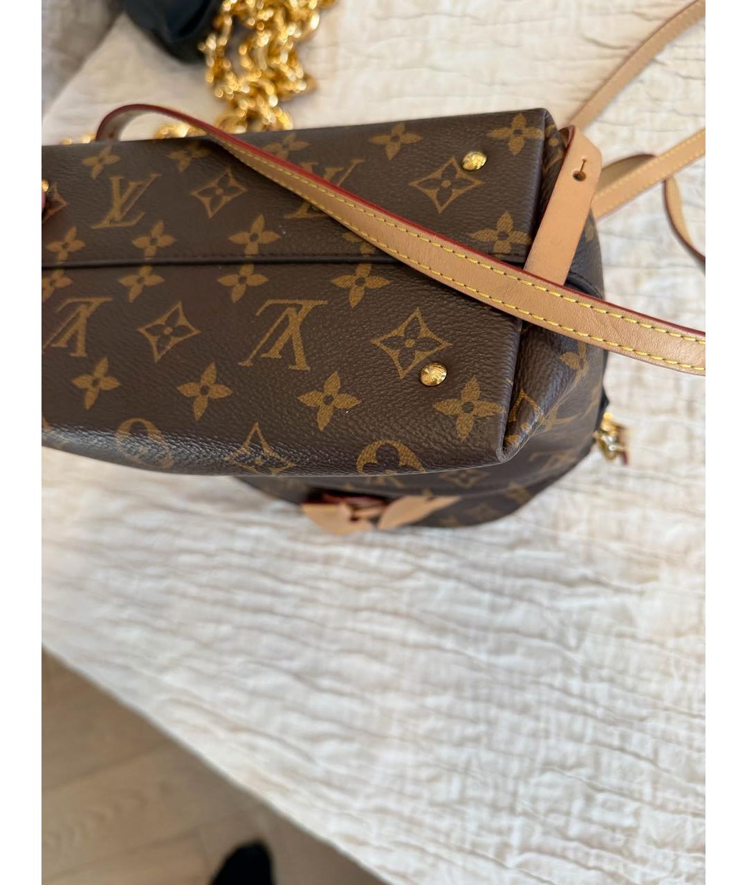 LOUIS VUITTON Коричневый рюкзак, фото 4