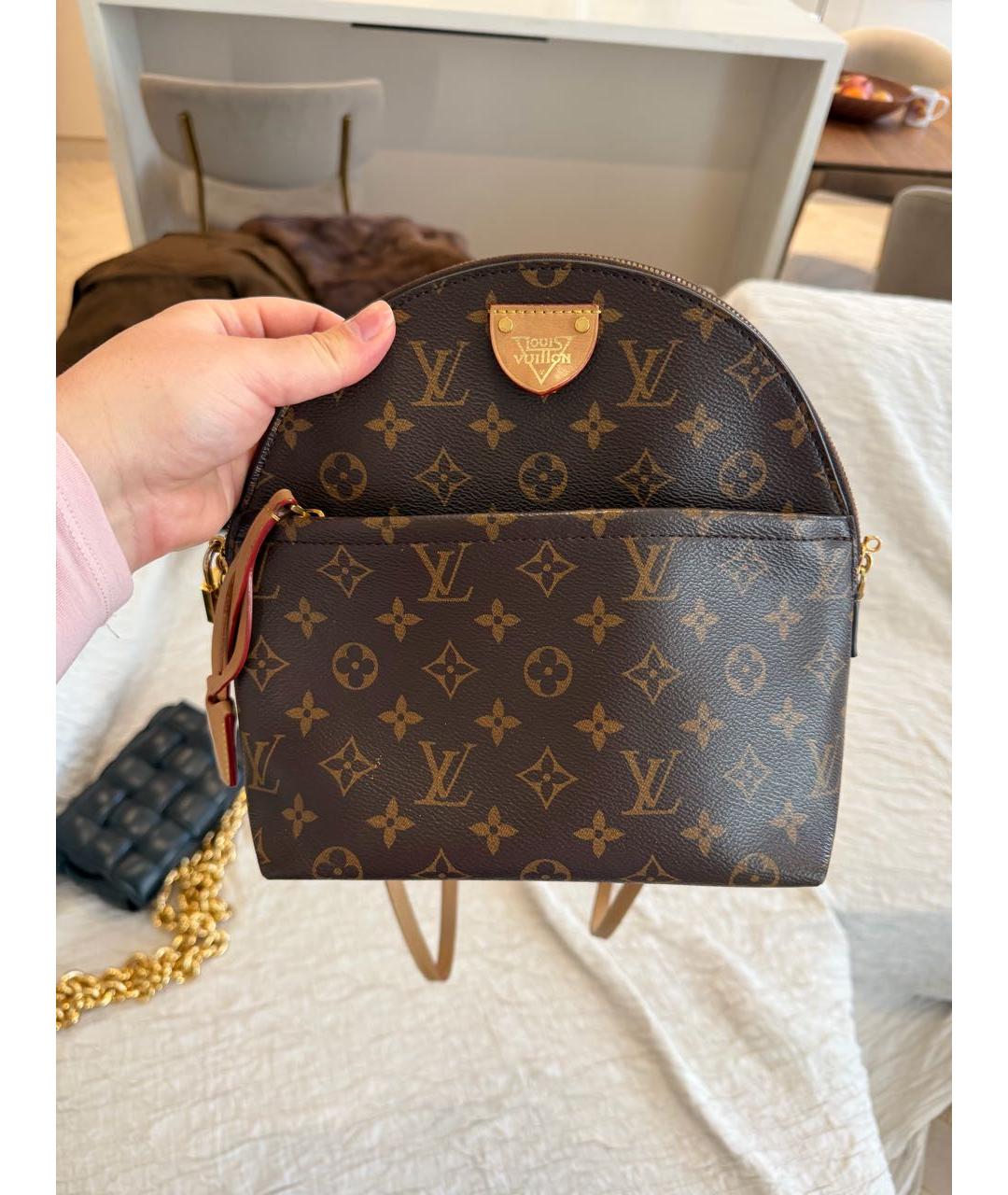 LOUIS VUITTON Коричневый рюкзак, фото 9