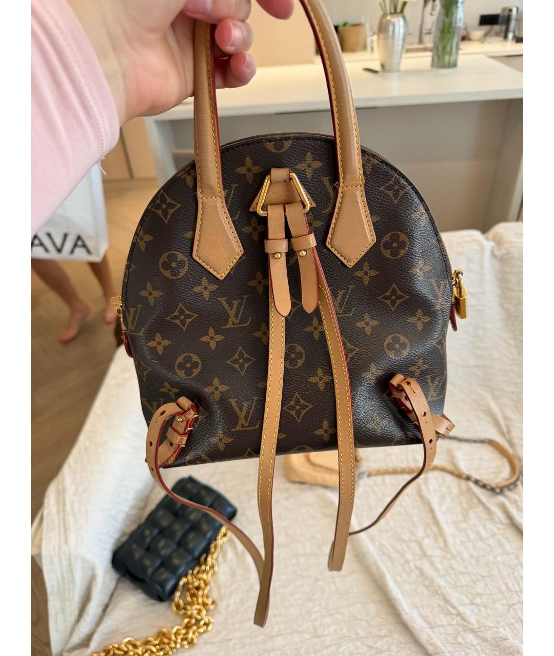 LOUIS VUITTON Коричневый рюкзак, фото 2