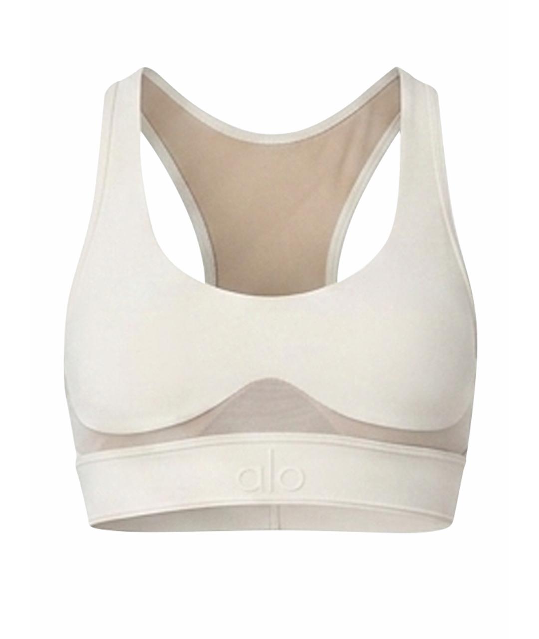 ALO YOGA Белый бюстгалтеры, фото 1