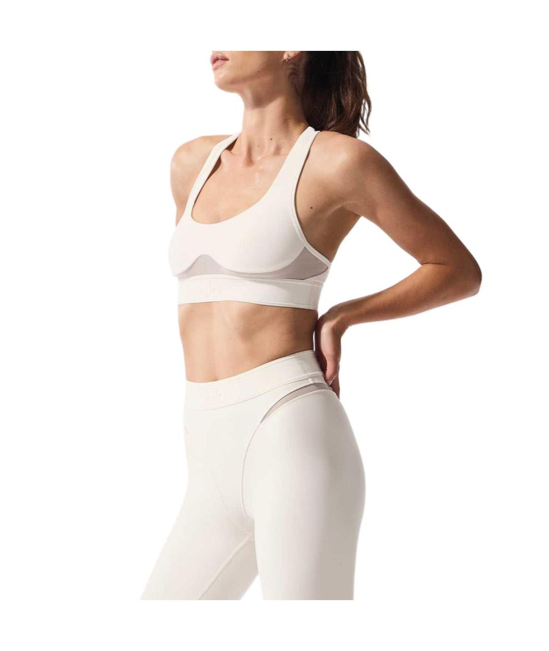 ALO YOGA Белый бюстгалтеры, фото 2