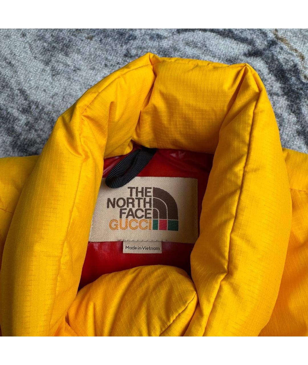 GUCCI Желтый полиамидовый жилет, фото 5