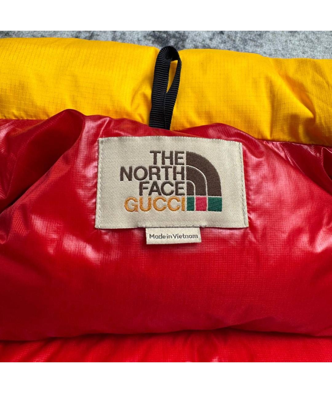 GUCCI Желтый полиамидовый жилет, фото 6