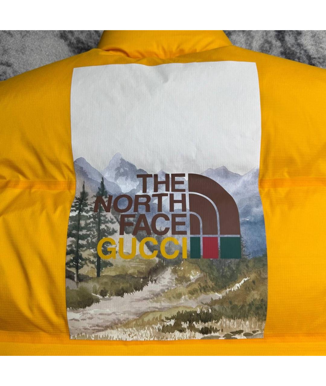 GUCCI Желтый полиамидовый жилет, фото 8