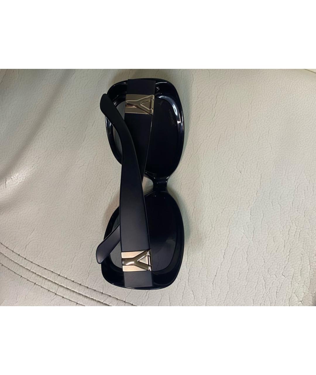 SAINT LAURENT Черные пластиковые солнцезащитные очки, фото 2